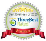 three best rated logo